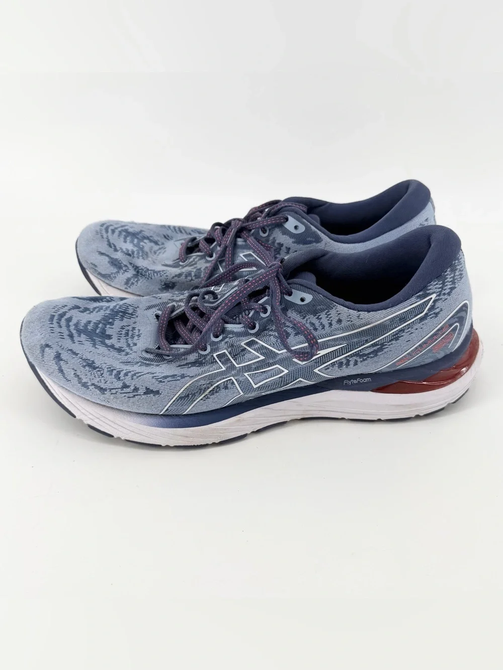 ASICS Women's Size 10.5 Gel-Cumulus 23 Mist Blue Running Shoes 1012A888